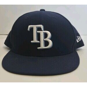 Tampa Bay Devil Rays Hat 7 3/8 New Era On Field 59Fifty Cap MLB Baseball